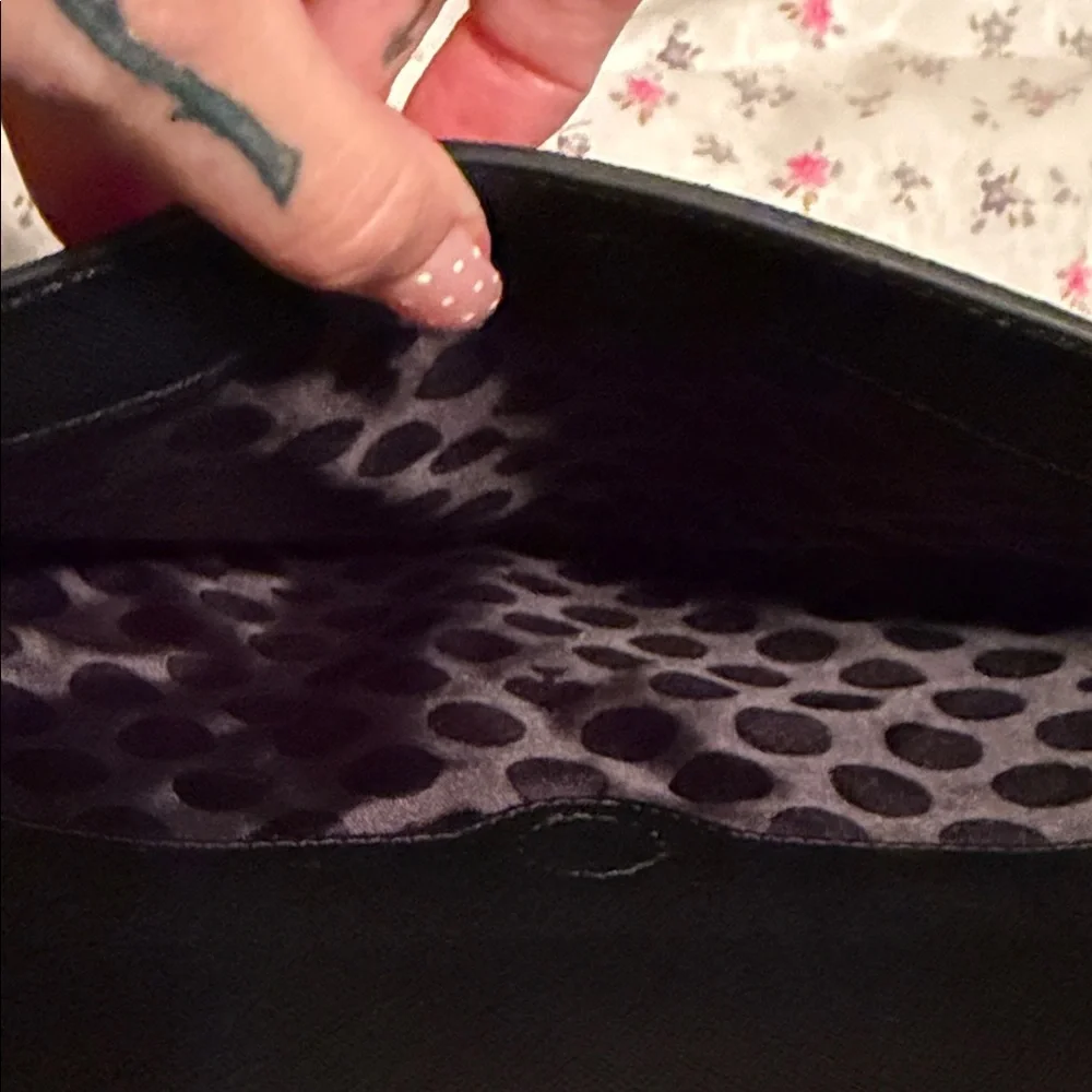 kate spade Black Saffiano Leather Satchel with Shoulder Strap